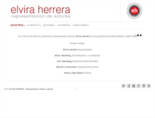 Tablet Screenshot of elviraherrera.com